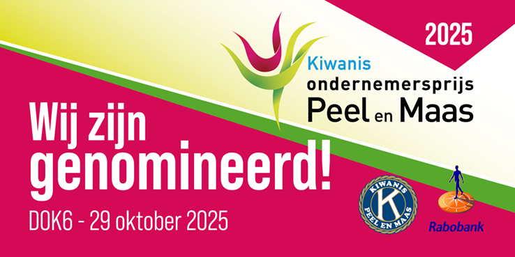 WolkyTolky Perengroei per dag week 25 Genomineerd voor de Ondernemersprijs Peel en Maas